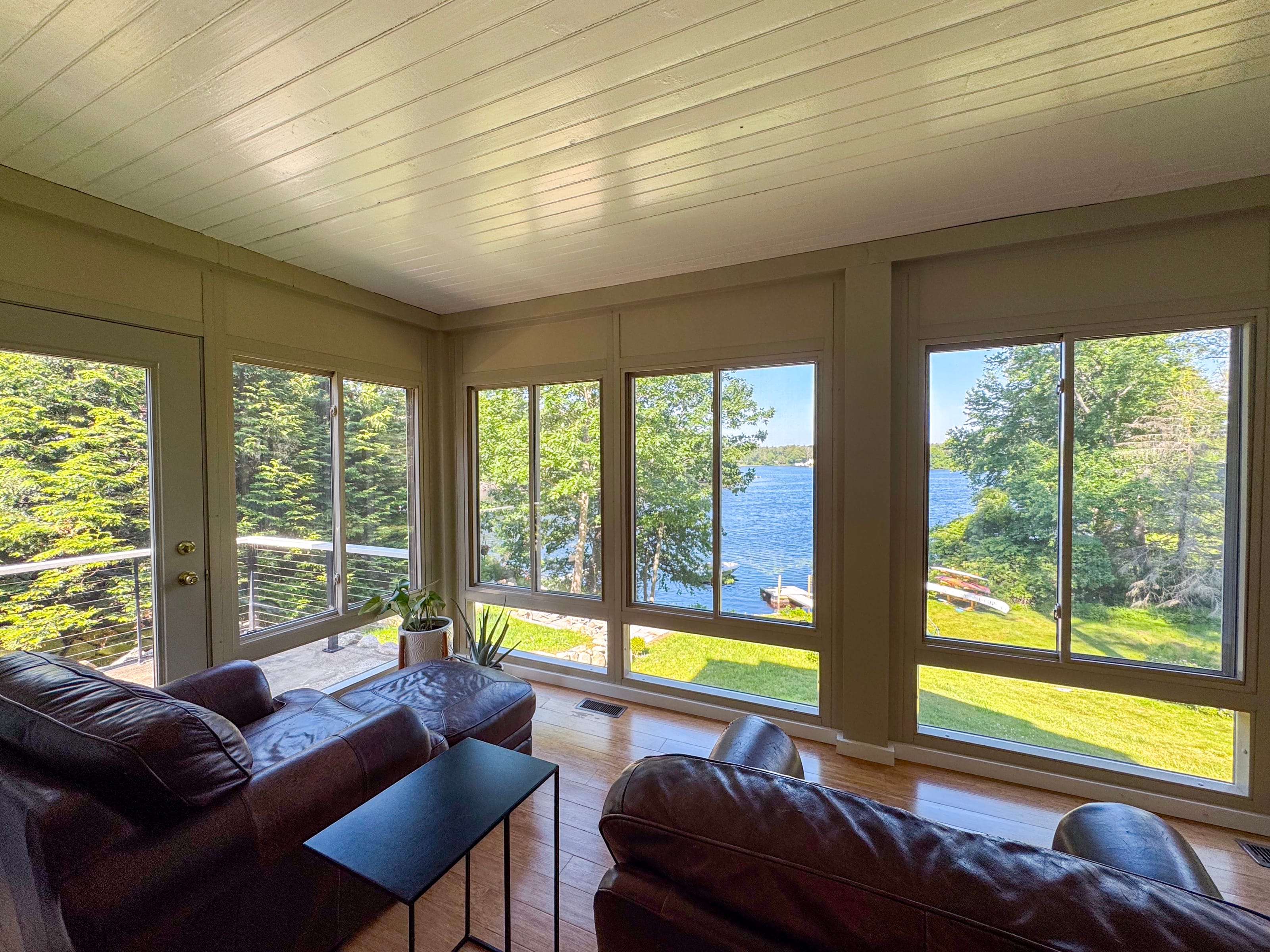 Open living and dining